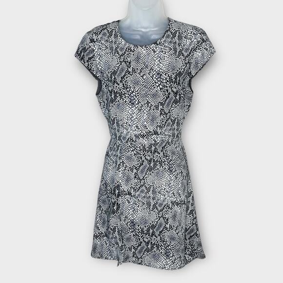 BABATON Hamptons Mini Dress Snakeskin open back size 6 Aritzia - Picture 2 of 8